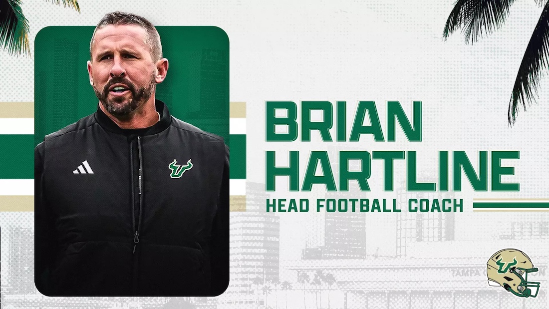 brian hartline hired south florida head football coach